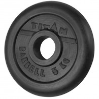 Блин обрезиненный TITAN Barbell 5 кг (d51)